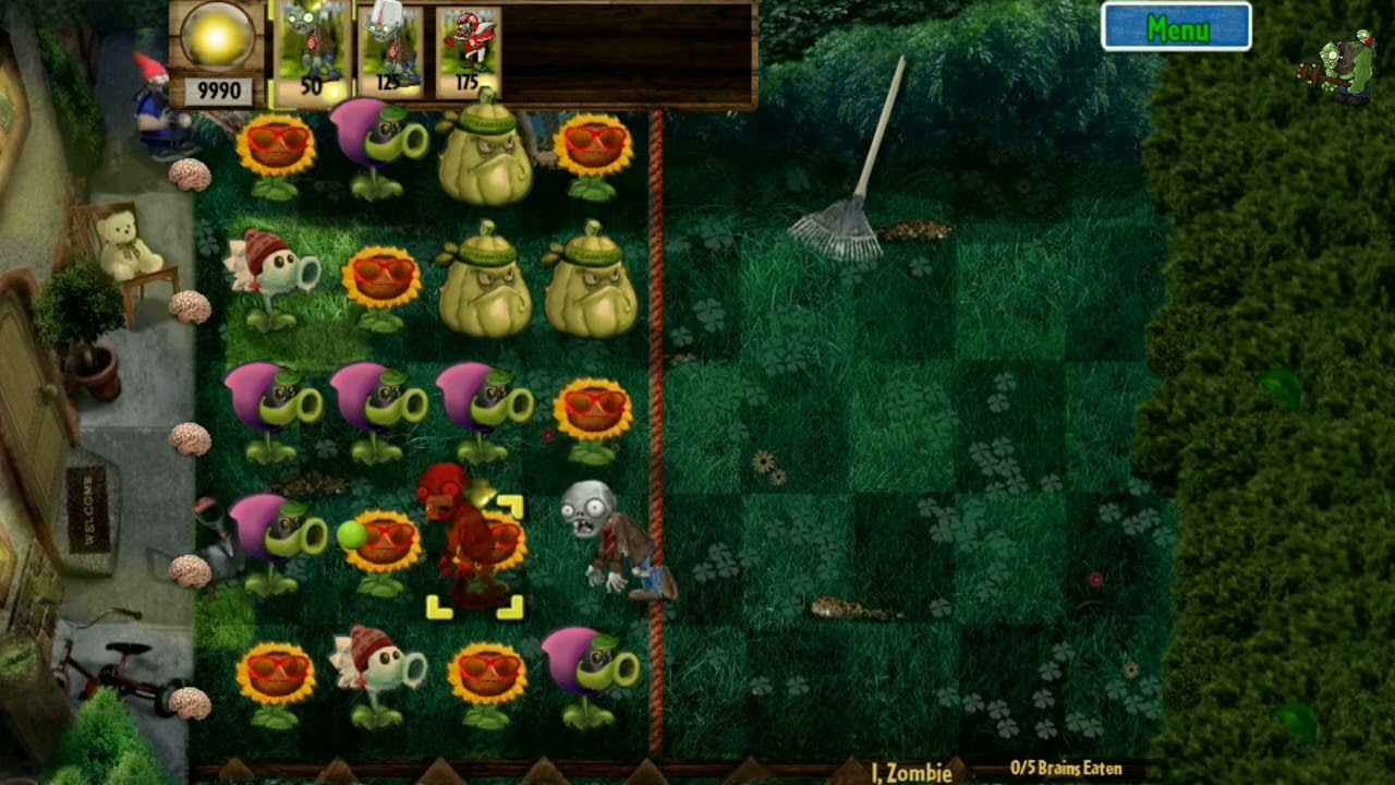 Plants vs zombies real life I am zombies 