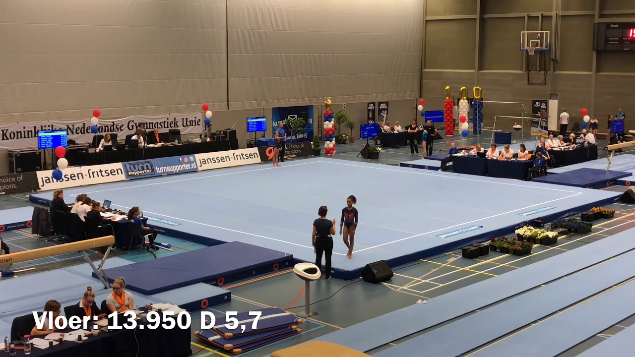 Cherlaine (Jeugd 1 N2), Finale NK 2019 in Tilburg