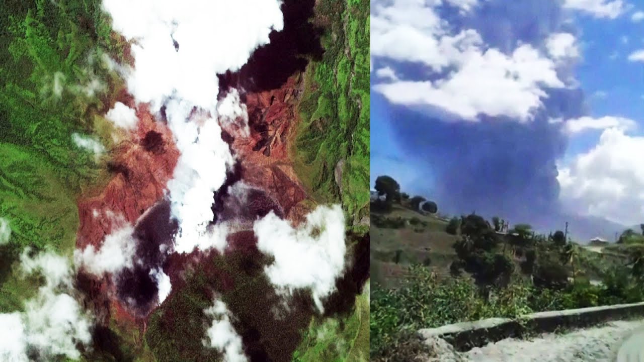 About 20,000 People Displaced As La Soufriere Still Erupts