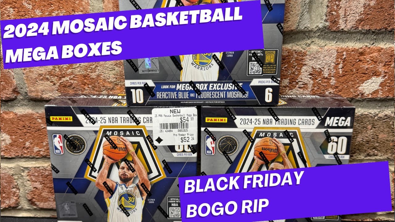 2024 Mosaic Basketball Megas - Black Friday BOGO RIP