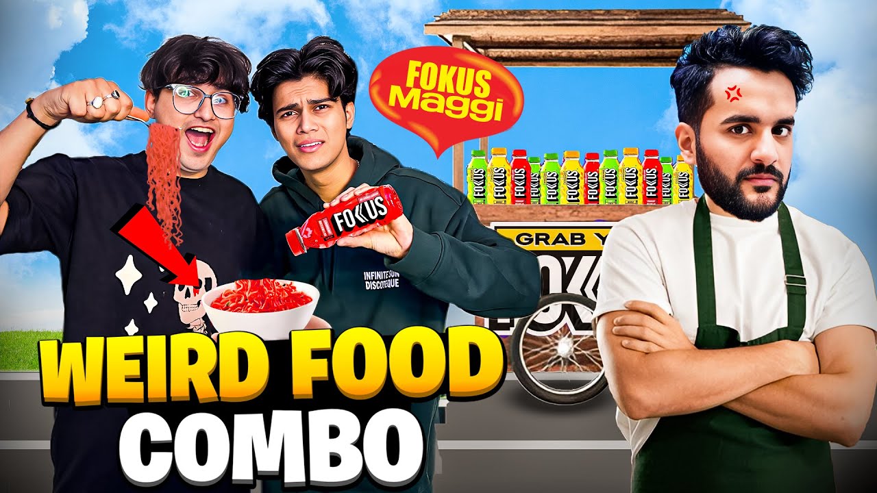 Eating INDIA’s Most Weird Street FOOD for 24 Hours !! *FOKUS Maggi 😂*