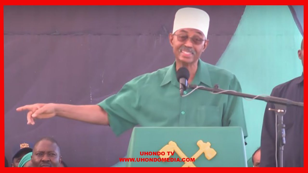 MANENO MAZITO YA MSTAAFU AMANI KARUME