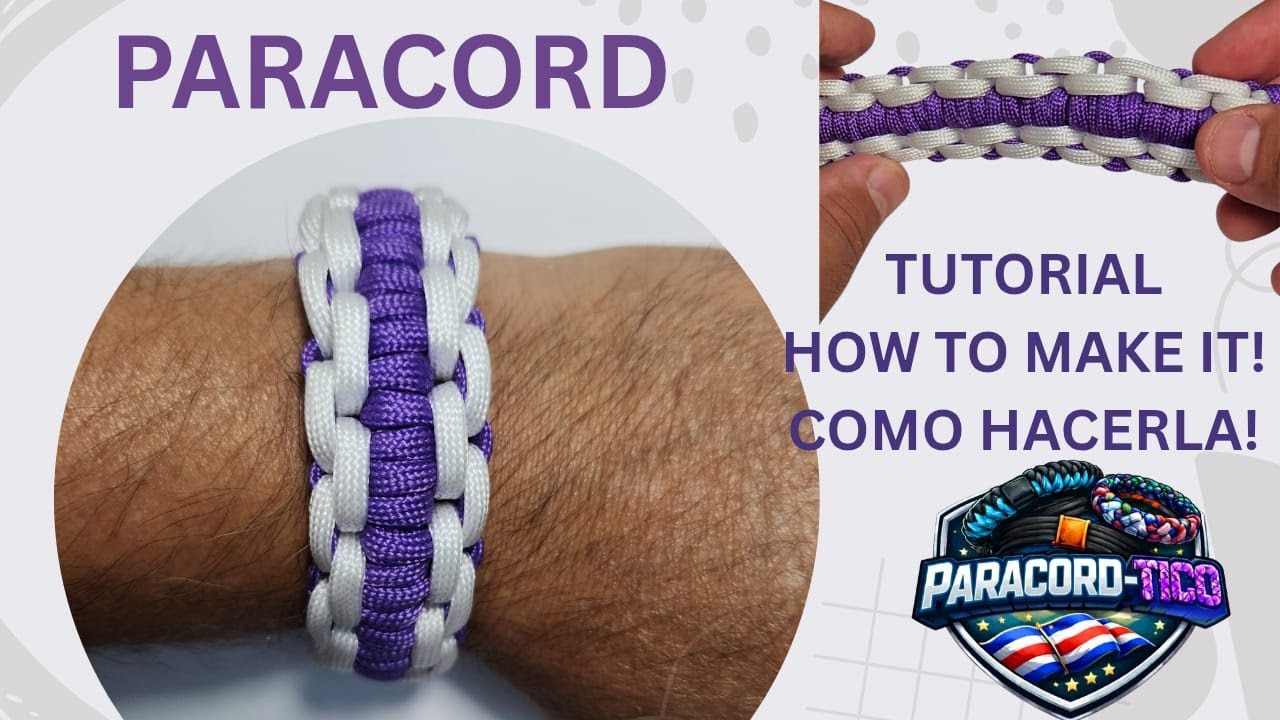 Tutorial de Paracord Paso a Paso | DIY Fácil para Principiantes Paracord Tutorial Step by Step |