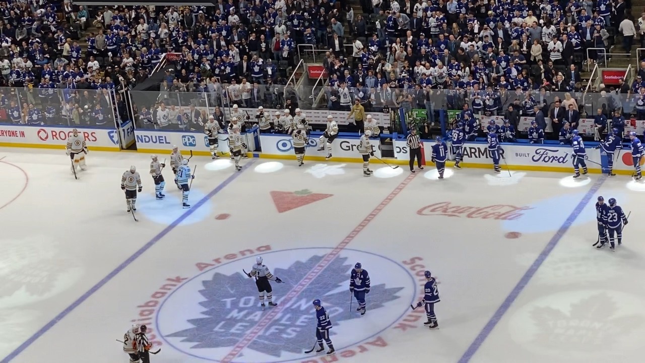 Bruins@Leafs G6 R1 Playoffs GOAL