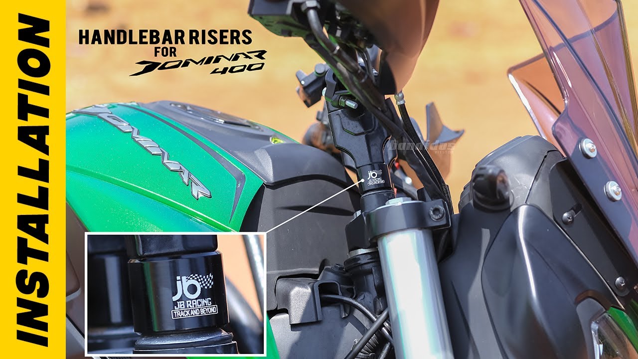 Handle bar Riser for Bajaj Dominar 400 | Installation video | DIY | Bandidos PITSTOP