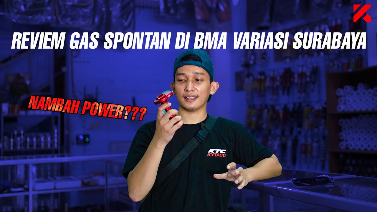 Review Gas Spontan AT-102 KTC KYTACO Di BMA Variasi Surabaya!!! #KYTAReview #GasSpontan #KTCKYTACO