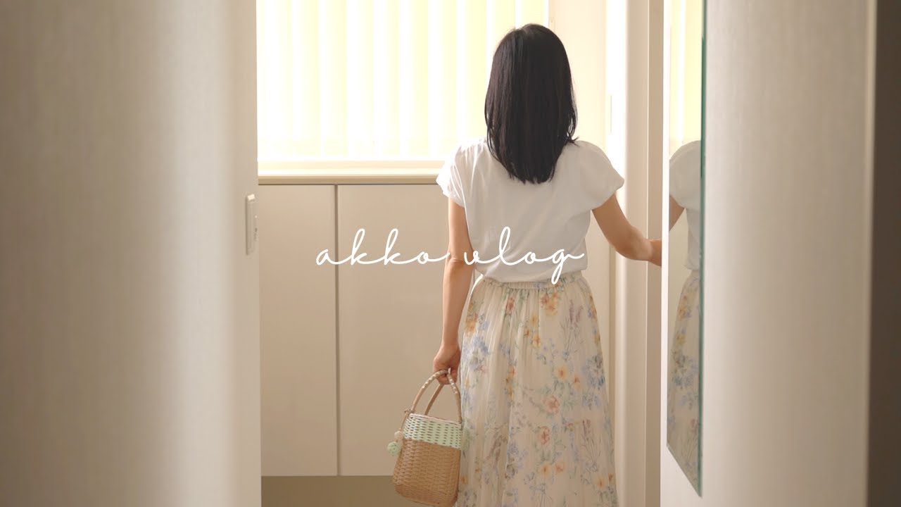 蒸し暑い日を涼やかに暮らす主婦の日常vlog｜桃のコンポートゼリー｜デトックスウォーター