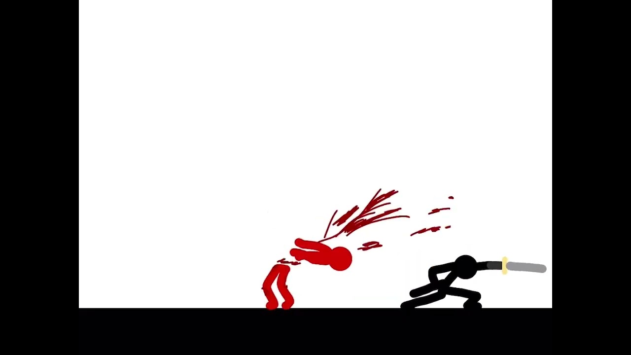 Katana Slice Animation! (Cartoon Blood)| Procreate