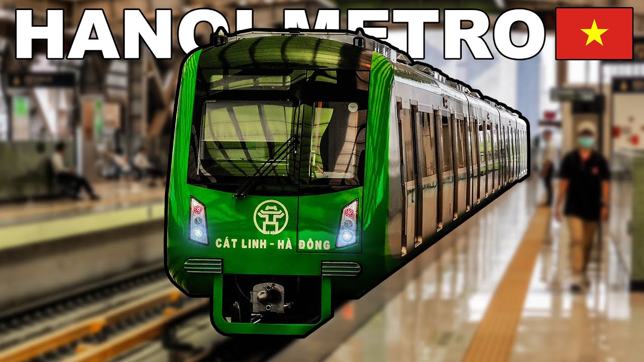 🇻🇳 Hanoi Metro - Vietnam Brand New Urban Rail Line (2022) (4K)