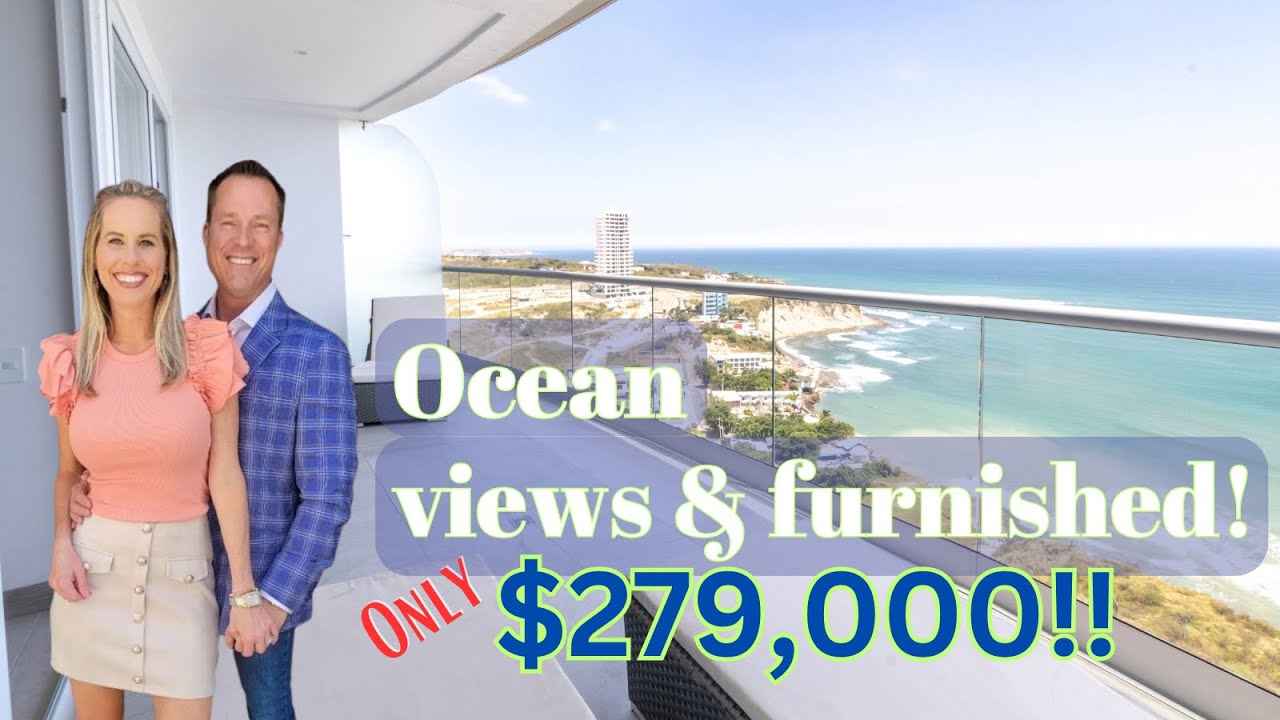 Ocean view condo for sale in Manta Ecuador! Fully furnished! Ecuador Shores Realty