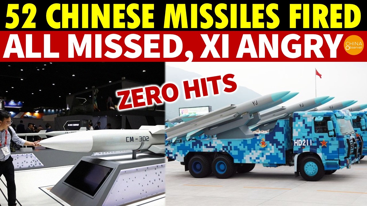 Iran Fires 52 Chinese Hypersonic Missiles at US Carrier, Zero Hits&mdash;Xi Furious, Arrests Follow