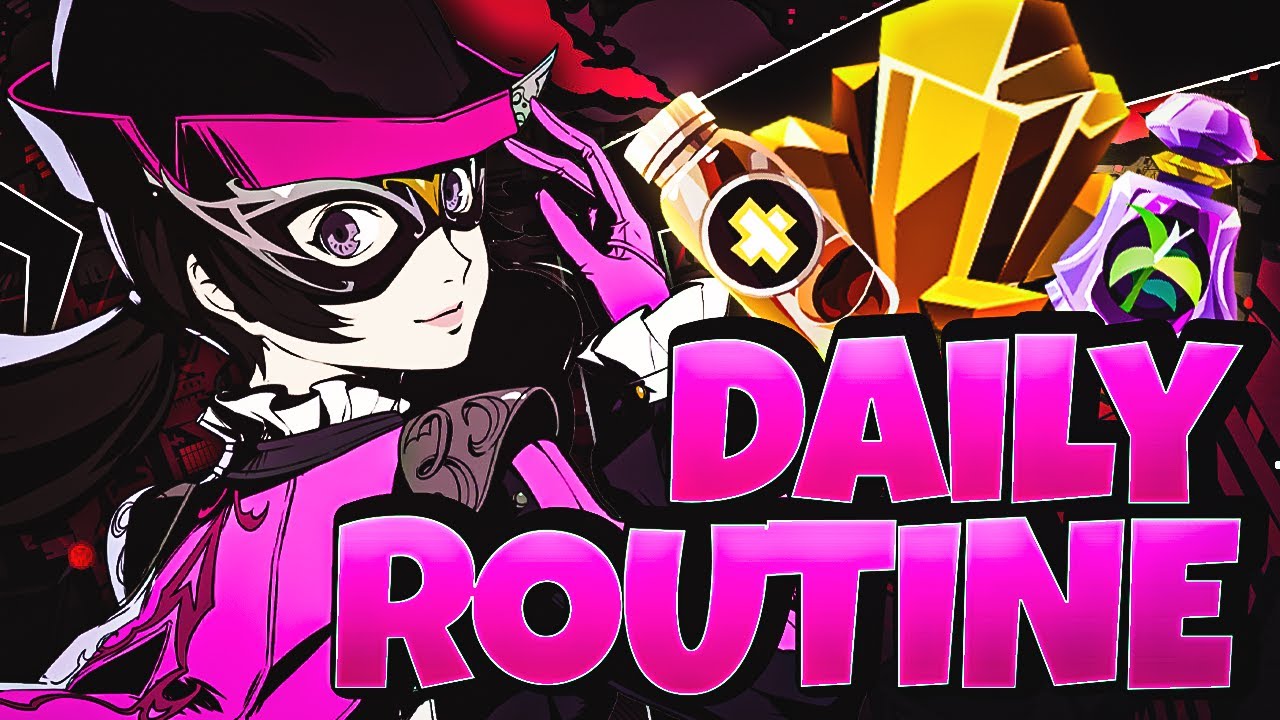 PROGRESS QUICKLY!! DAILY ROUTINE ON PERSONA 5 THE PHANTOM X