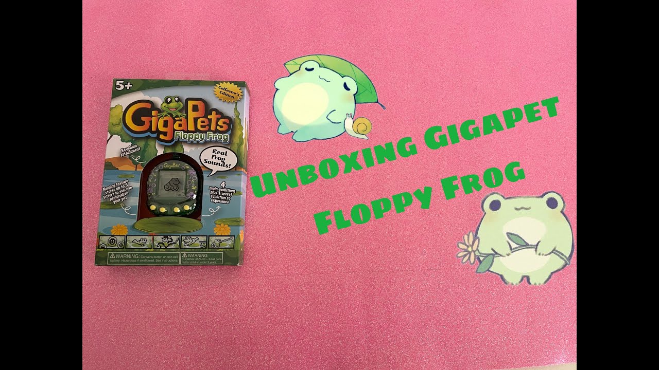 Unboxing GigaPet Floppy Frog [ITA]