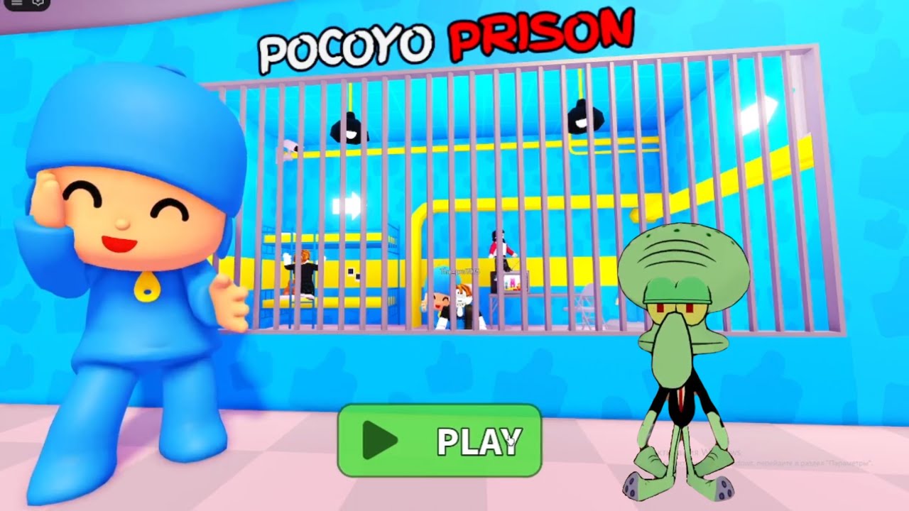 Pocoyo Prison Escape! 🚨🏃‍♂️ | Roblox Obby
