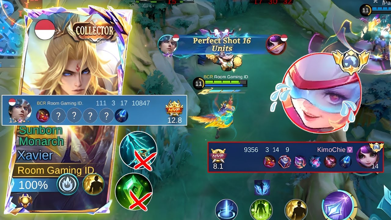 111 KILL😱|| BUILD TERSAKIT XAVIER || XAVIER COLLECTOR SKIN || XAVIER GAMEPLAY - MOBILE LEGENDS