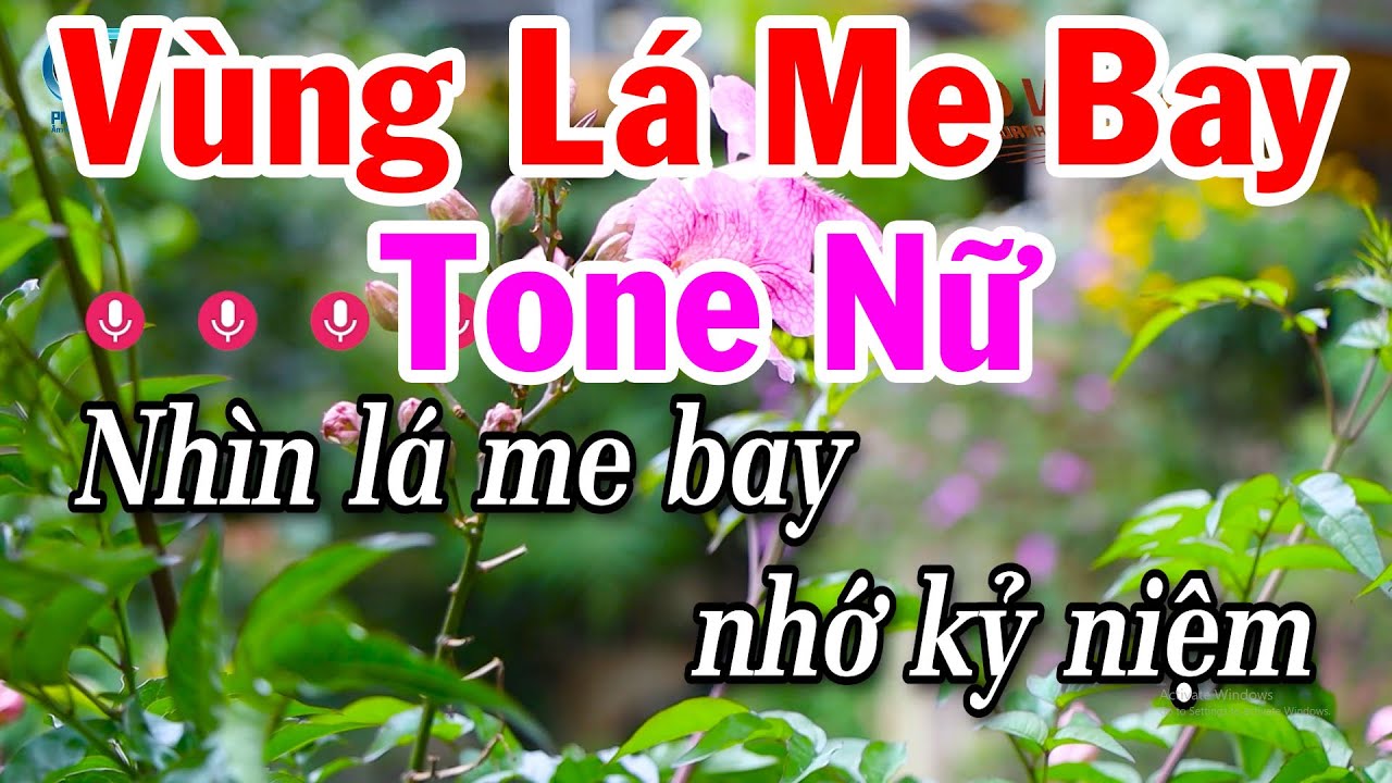 Karaoke Vùng Lá Me Bay Tone Nữ Nhạc Bolero Dễ Hát Tuấn Cò