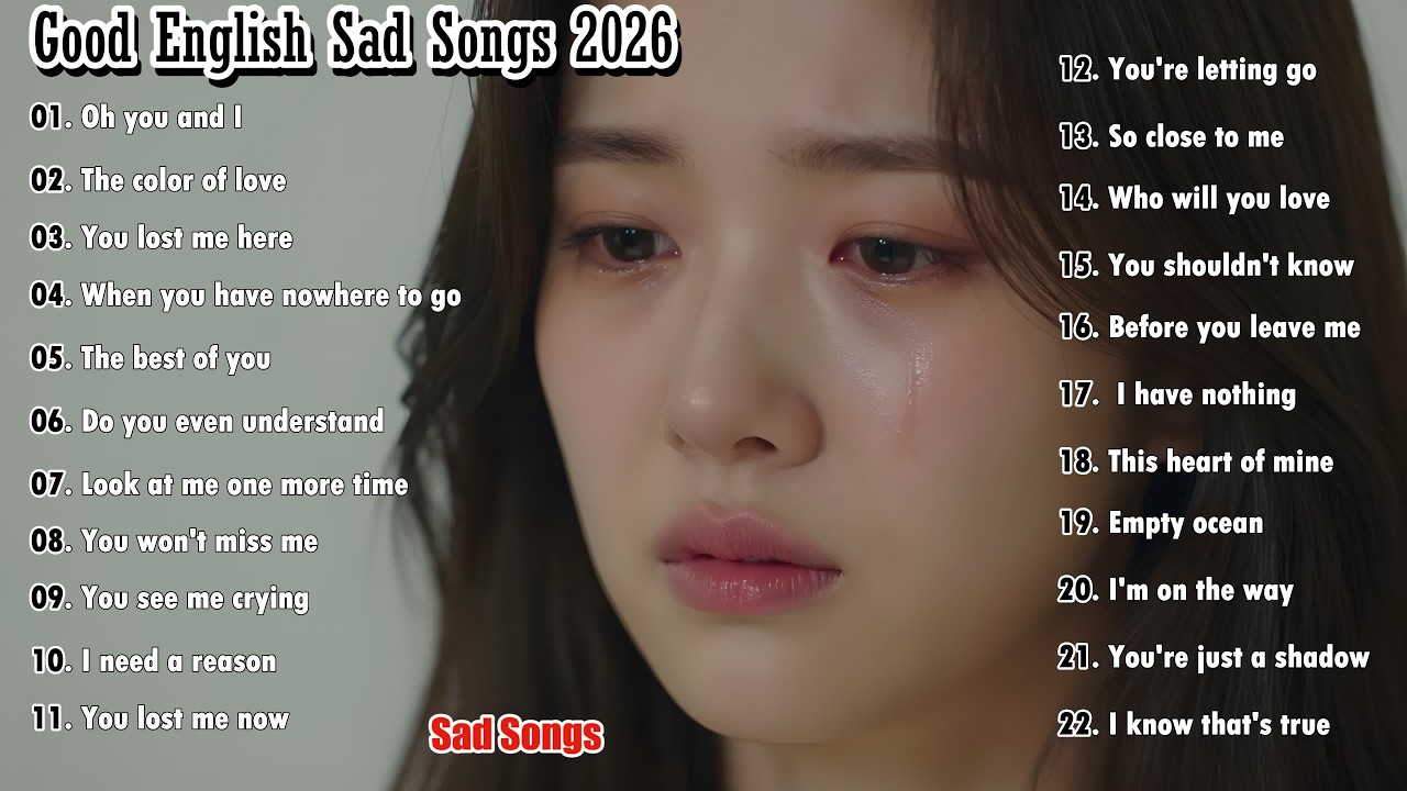 Good English Sad Songs 2026 - NiExshadow | Heartbreaking Songs Playlist | New Relaxing Music Nonstop