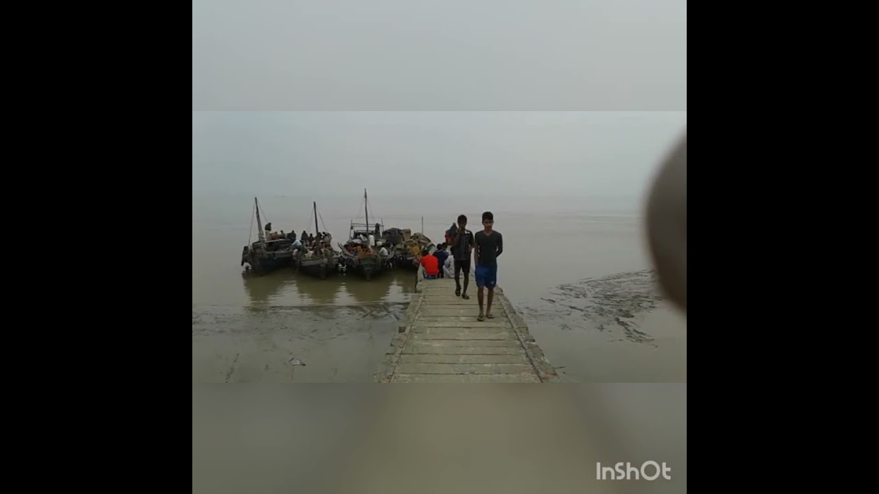 Kulpi poila number ganga river bank at winter season 2016