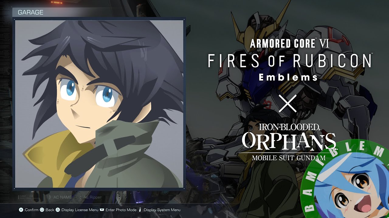 AC6 Emblem - Mikazuki | Speedbuild【PS5】