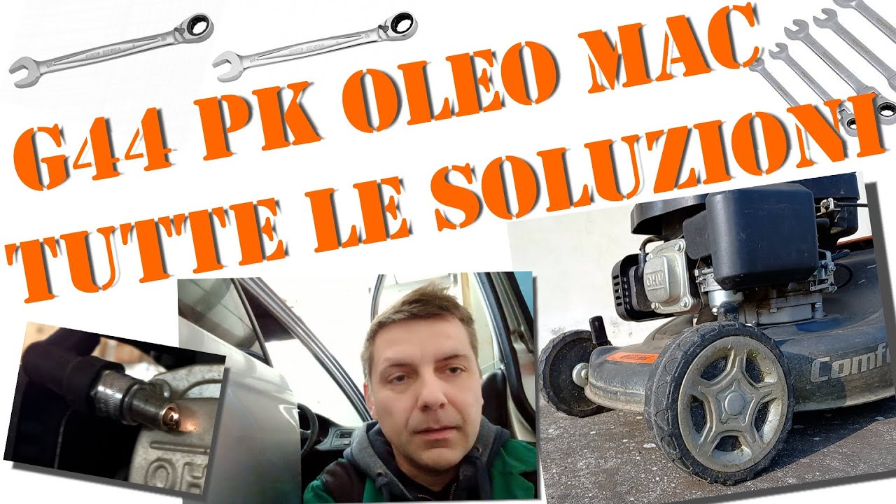 Rasaerba G44PK K500 OHV tutte le soluzioni e regolazione giri motore