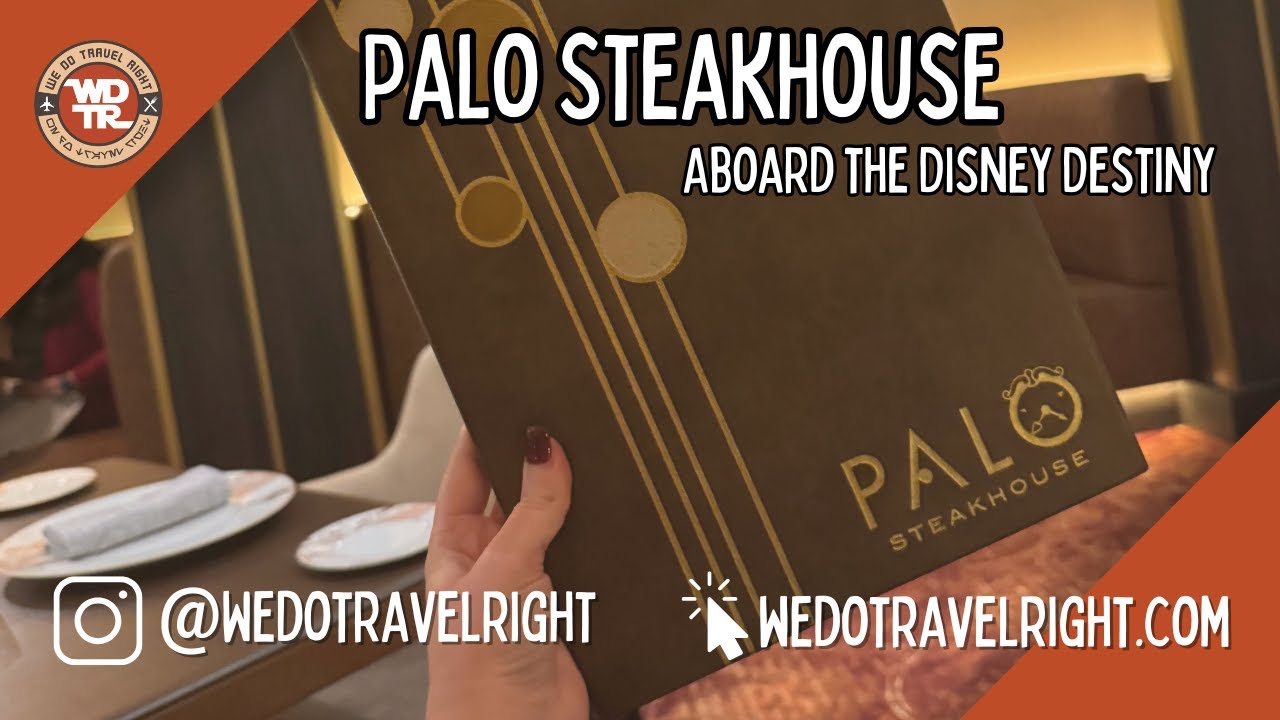 Ресторан Palo Steakhouse на борту Disney Destiny