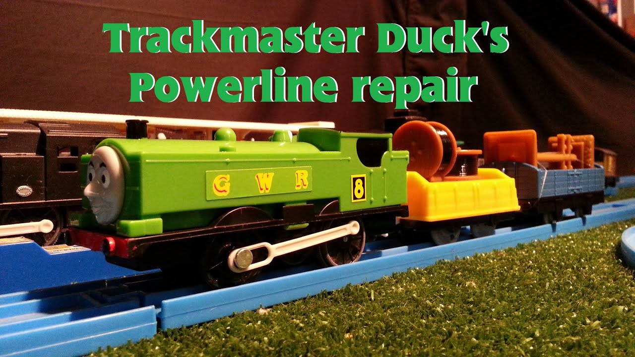 Trackmaster Duck's Powerline Repair Unboxing review and first run *with onboard cam*