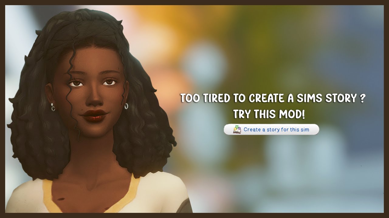 вам нужен этот небольшой мод на повествование | The Sims 4