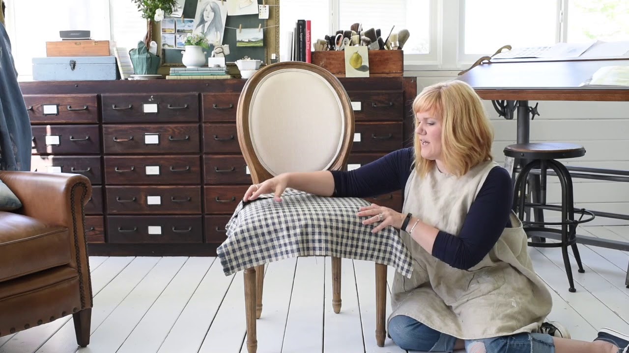 How to make dining chair slipcovers (tie on with ruffle/pleated skirt)