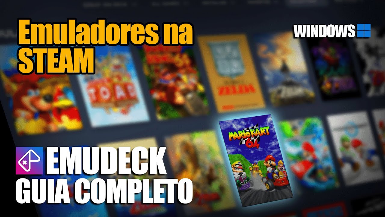 Guia COMPLETO EmuDeck - Emuladores e retro games na Steam (Windows)