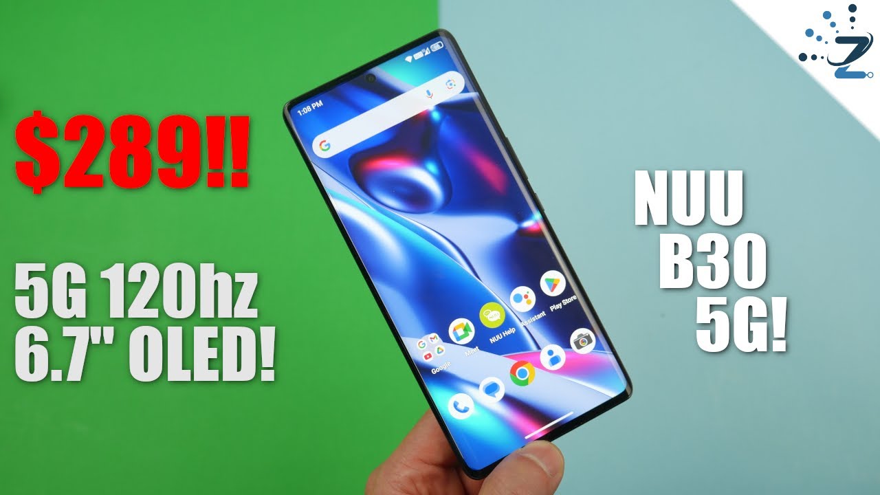 $289 CURVED SCREEN 🔥 Worldwide Network? Nuu B30 5G Unboxing and Quick Review