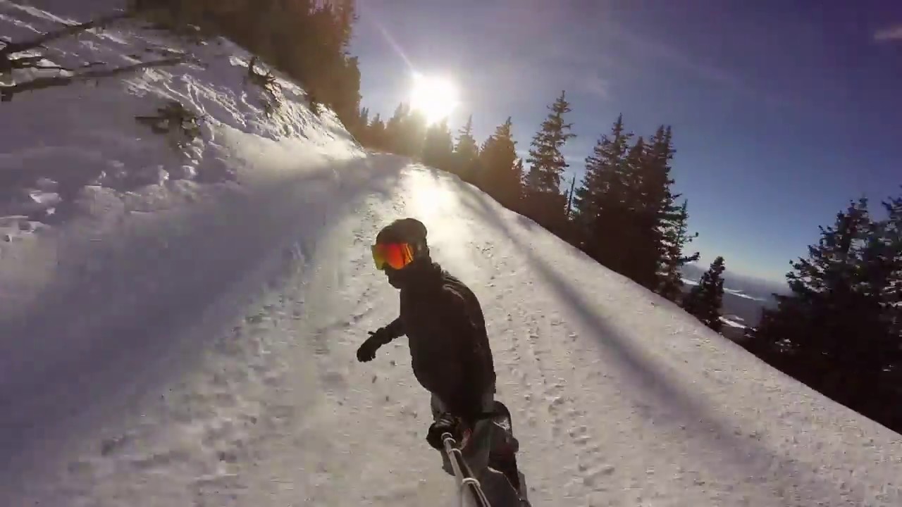 70 MPH Snowboarding