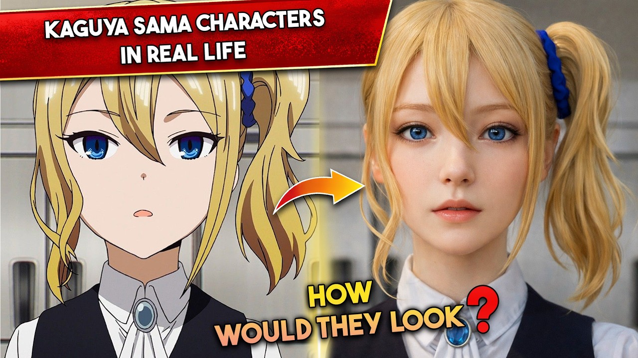 If Kaguya-sama: Love Is War Characters were Real! | AI Live Action