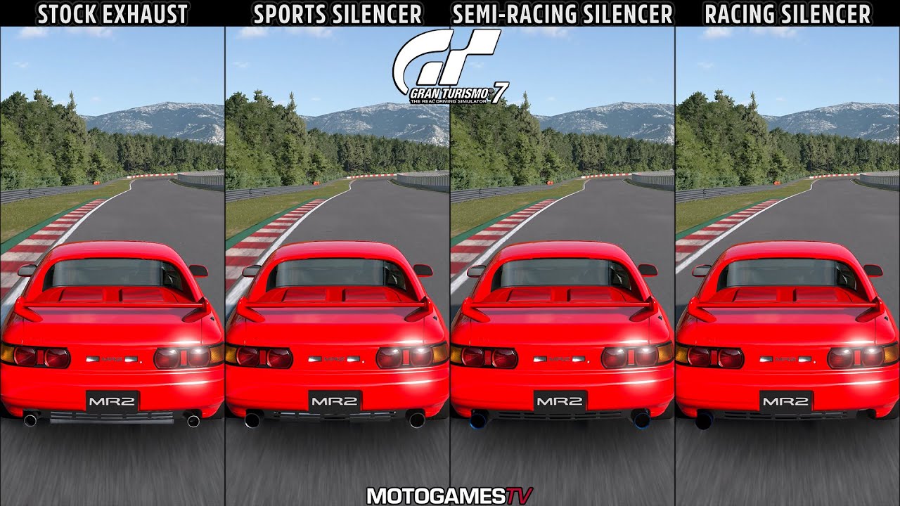Toyota MR2 GT-S '97 | Gran Turismo 7 Exhaust Upgrades
