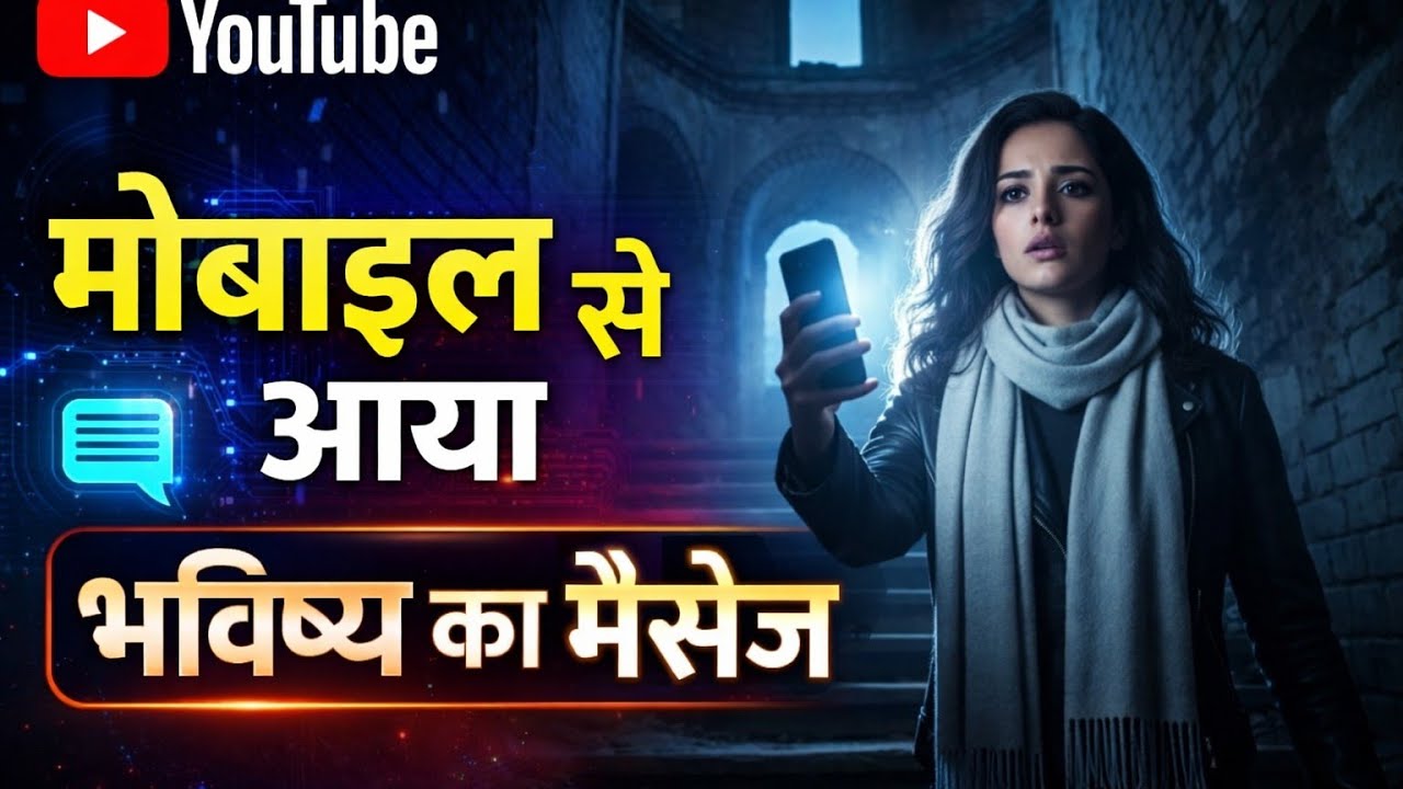 मोबाइल से आया भविष्य का मैसेज || Horror Story || 2D Animation || #harrorstories 