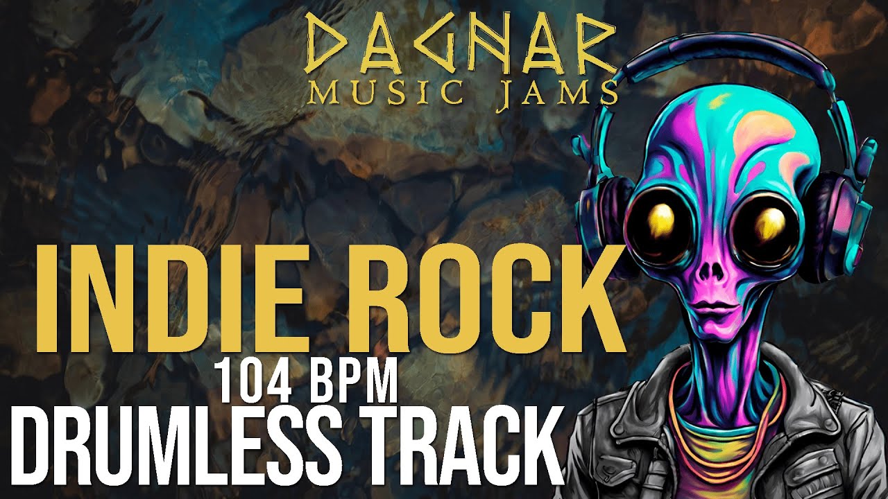Indie Rock - Drumless Track | 104 BPM | No Drums | Backing Track Jam For Drummers