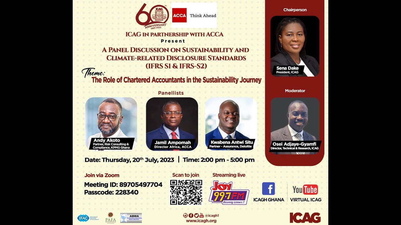 A Panel Discussion on Sustainability and Climate-related Disclosure Standards (IFRS S1 & IFRS S2)