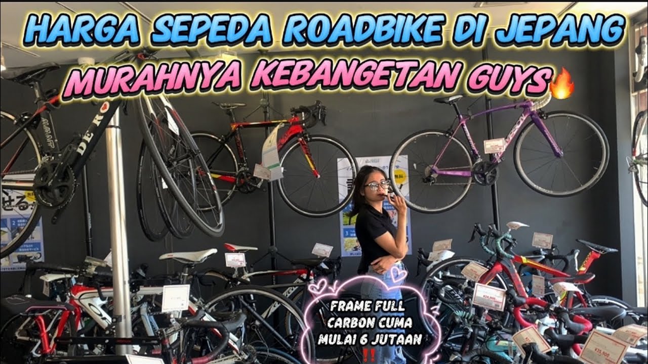 Berburu sepeda balap di jepang🇯🇵auto pengen borong semuanya #japan #vlog