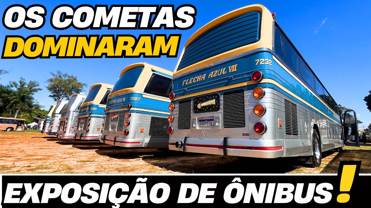 + DE 50 ÔNIBUS INCRÍVEIS!! GRANDE EXPOSIÇÃO DE ÔNIBUS NO INTERIOR DE SÃO PAULO 1ª RED BUS FEST