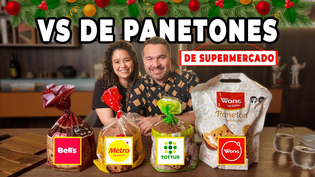 PROBAMOS LOS PANETONES DE SUPERMERCADO M&Aacute;S COMPRADOS | GIACOMO BOCCHIO