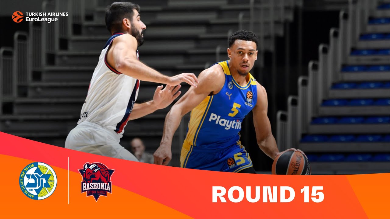 Maccabi-Baskonia | Round 15 Highlights | 2023-24 Turkish Airlines EuroLeague