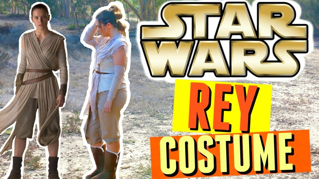 DIY REY STAR WARS COSTUME & REY HAIR TUTORIAL! DIY HALLOWEEN COSTUMES FOR GIRLS 2016!