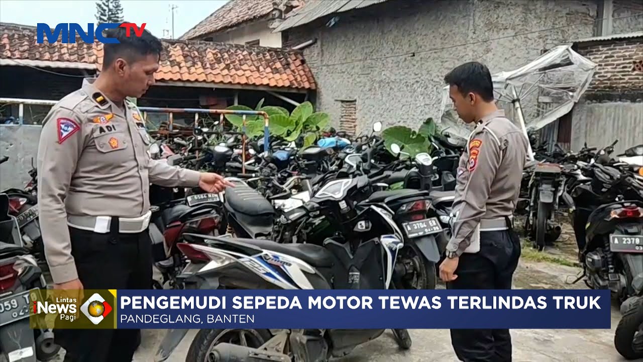 Tak Mampu Kendalikan Laju Kendaraan, Pemotor Tewas Terlindas Truk #LintasiNewsPagi 21/11