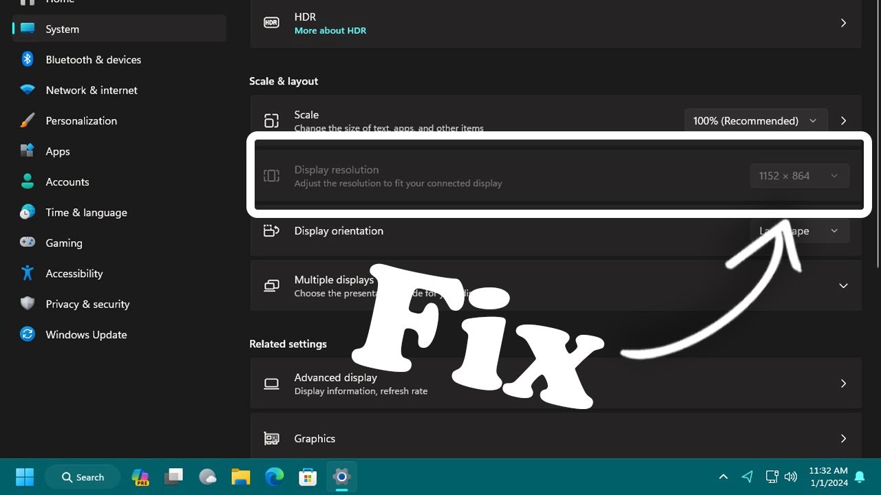 How to Fix Screen Resolution Problem Windows 11 | Easy Method