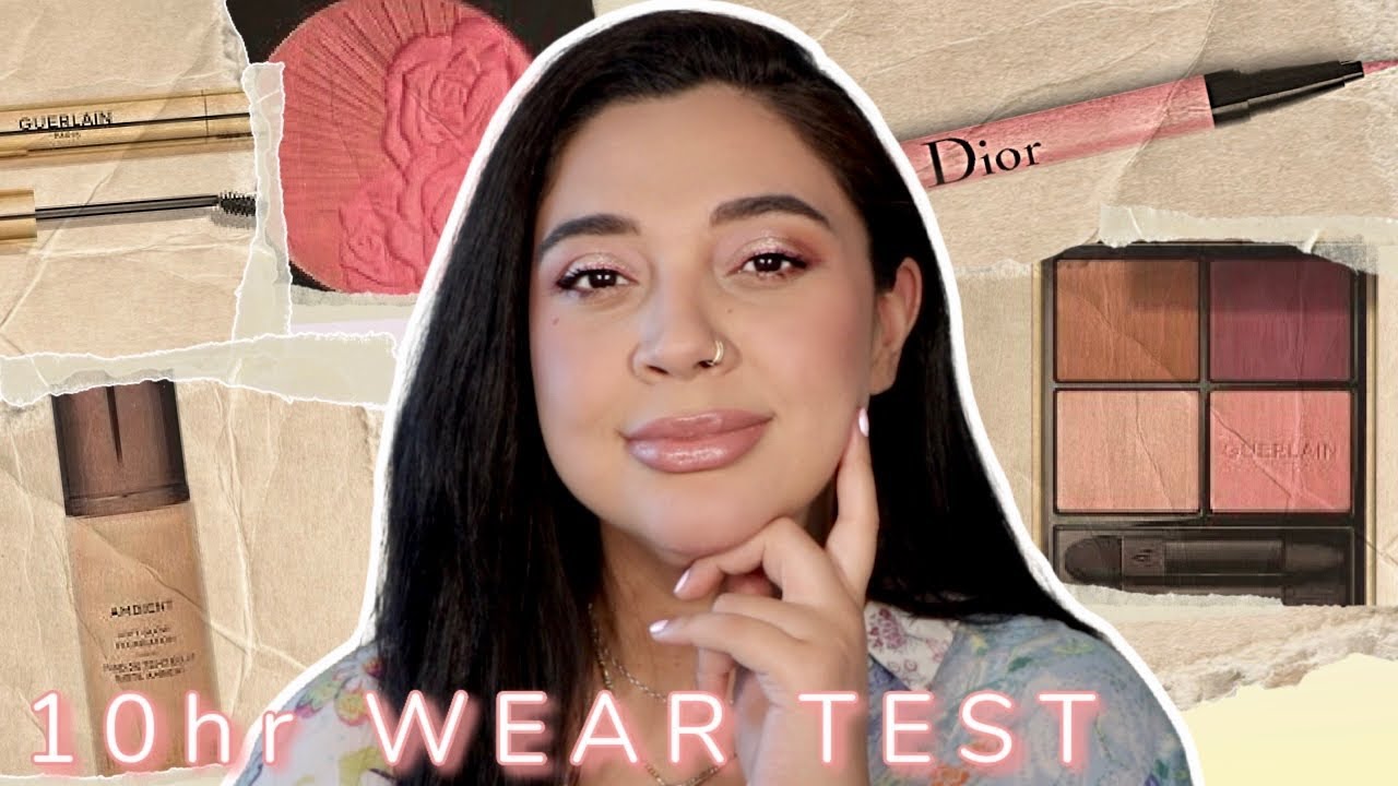 Wear Test | NEW Hourglass Ambient Soft Glow Foundation & Guerlain Ombres G MAJESTIC ROSE Palette