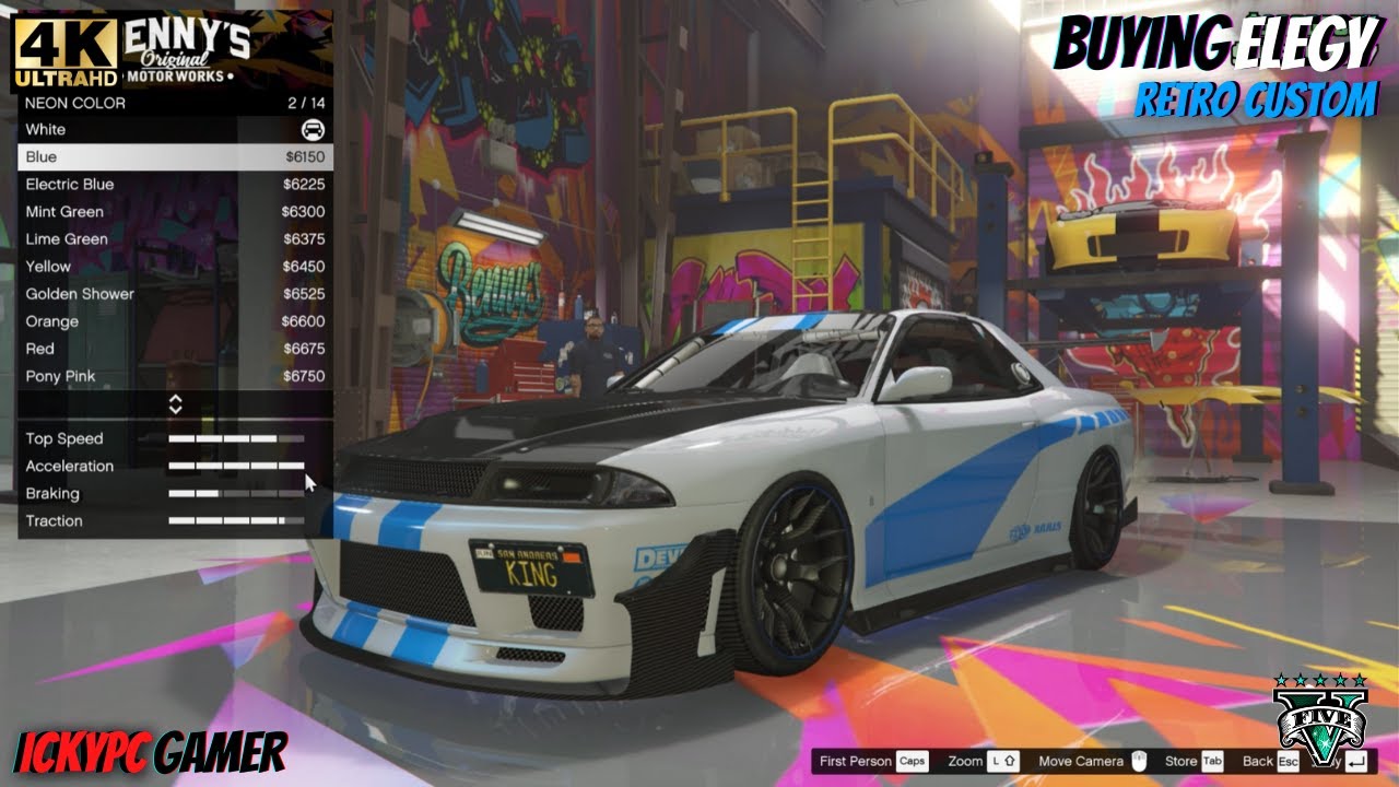 GTA Online : Buying Elegy Retro Custom Review & Customization | Fast Furious Car