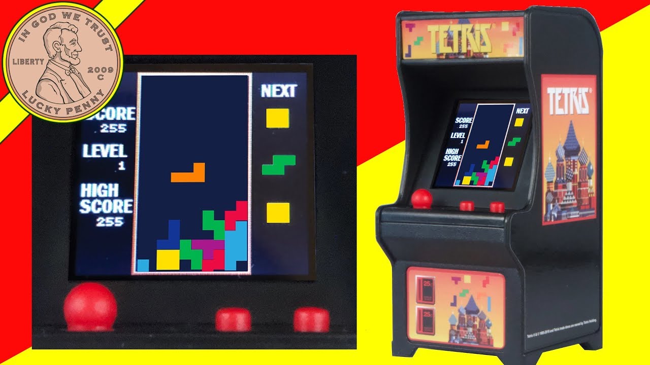 Tiny Tetris Arcade Game - World's Smallest!