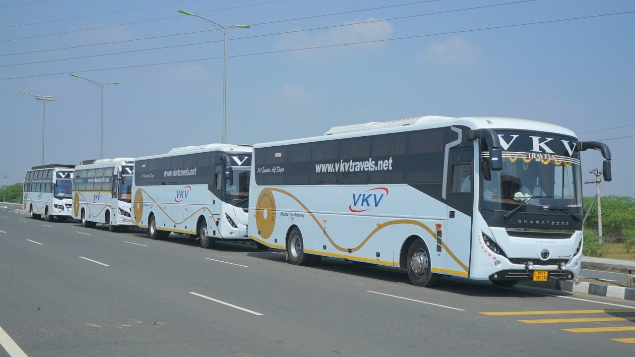 VKV Travels luxury Full AC Bus In Chennai Tamil Nadu (vlog )#dhiruvlog67