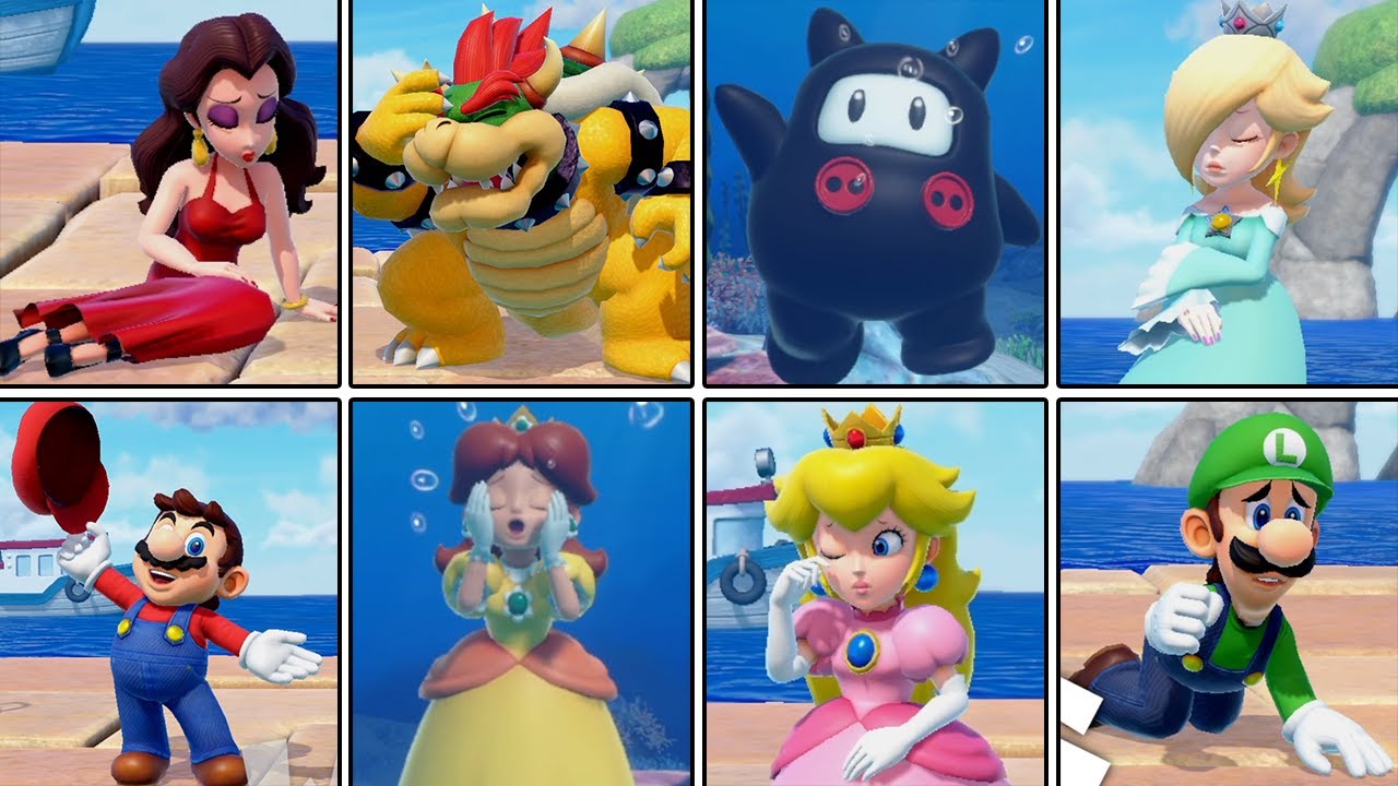 スーパーマリオパーティ ジャンボリー【Switch】全キャラ勝利、負けモーション集 まとめ ニンテンドースイッチ