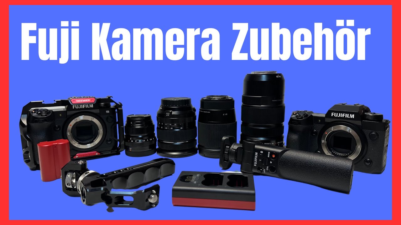 Fuji Kamera Zubehör X-H2 & Fuji X-H2s ! Objektive, Cinematic, CF Express Karten, Akku u.v.m.