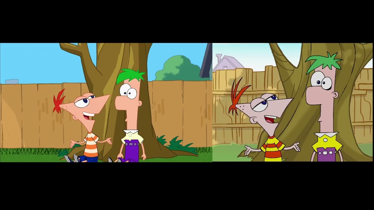 Phineas and Ferb: Pilot vs. Final (Rollercoaster)